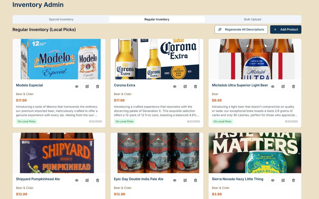 Liquor Store eCommerce Smart Platform