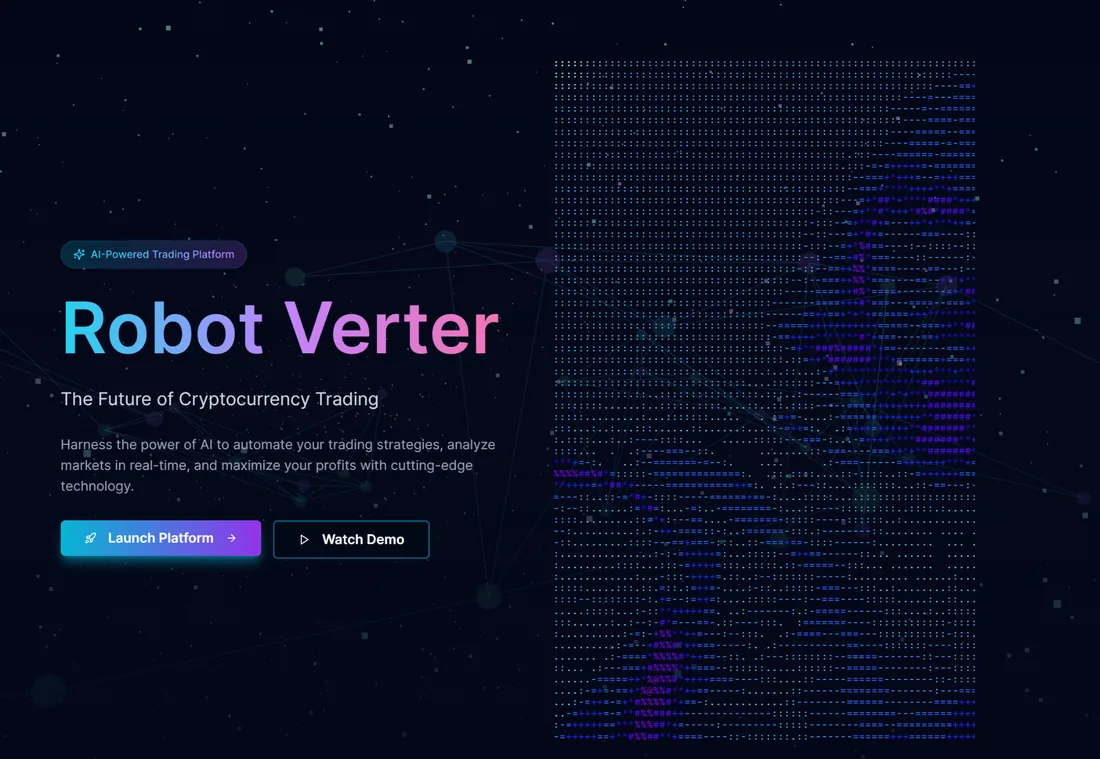 Robot Verter - AI Trading Dashboard